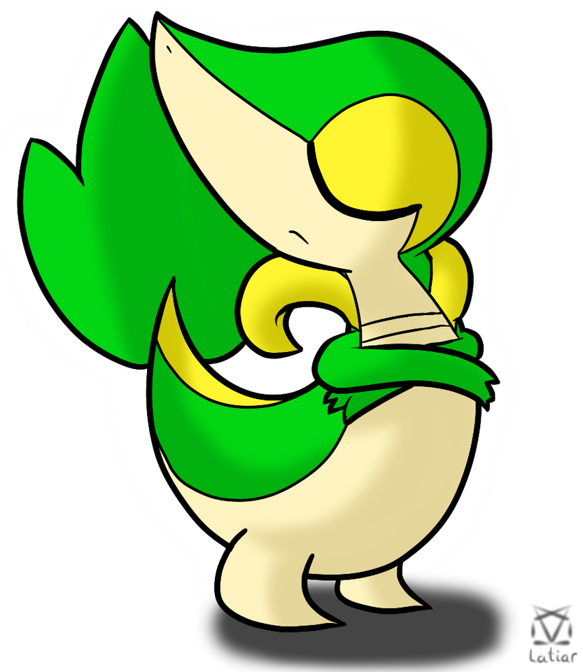 Snivy is not Impressed by oldanthropokemon on DeviantArt.