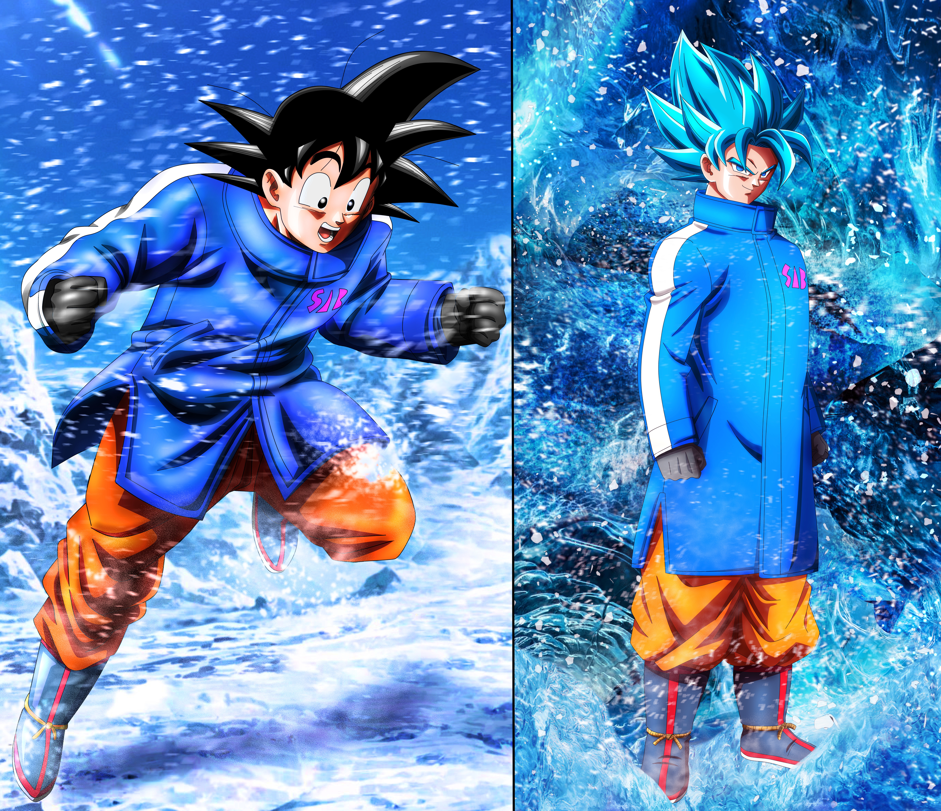 Cover Iggy Goku Blue (Dragon Ball Super) by TioZoro15 on DeviantArt