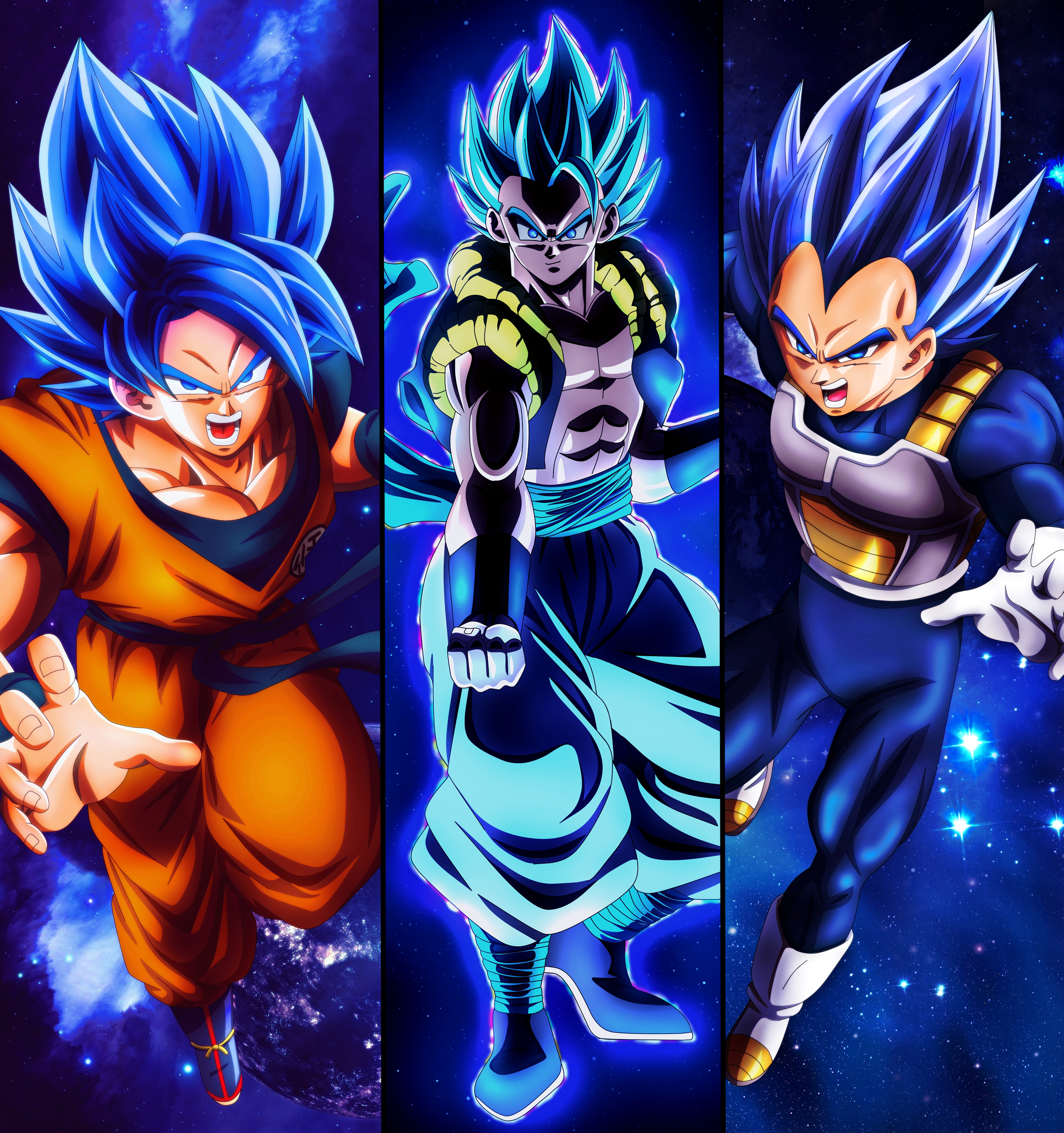 Wallpaper: GOGETA 2018 SSJ BLUE by rizkyrobiansyah on DeviantArt