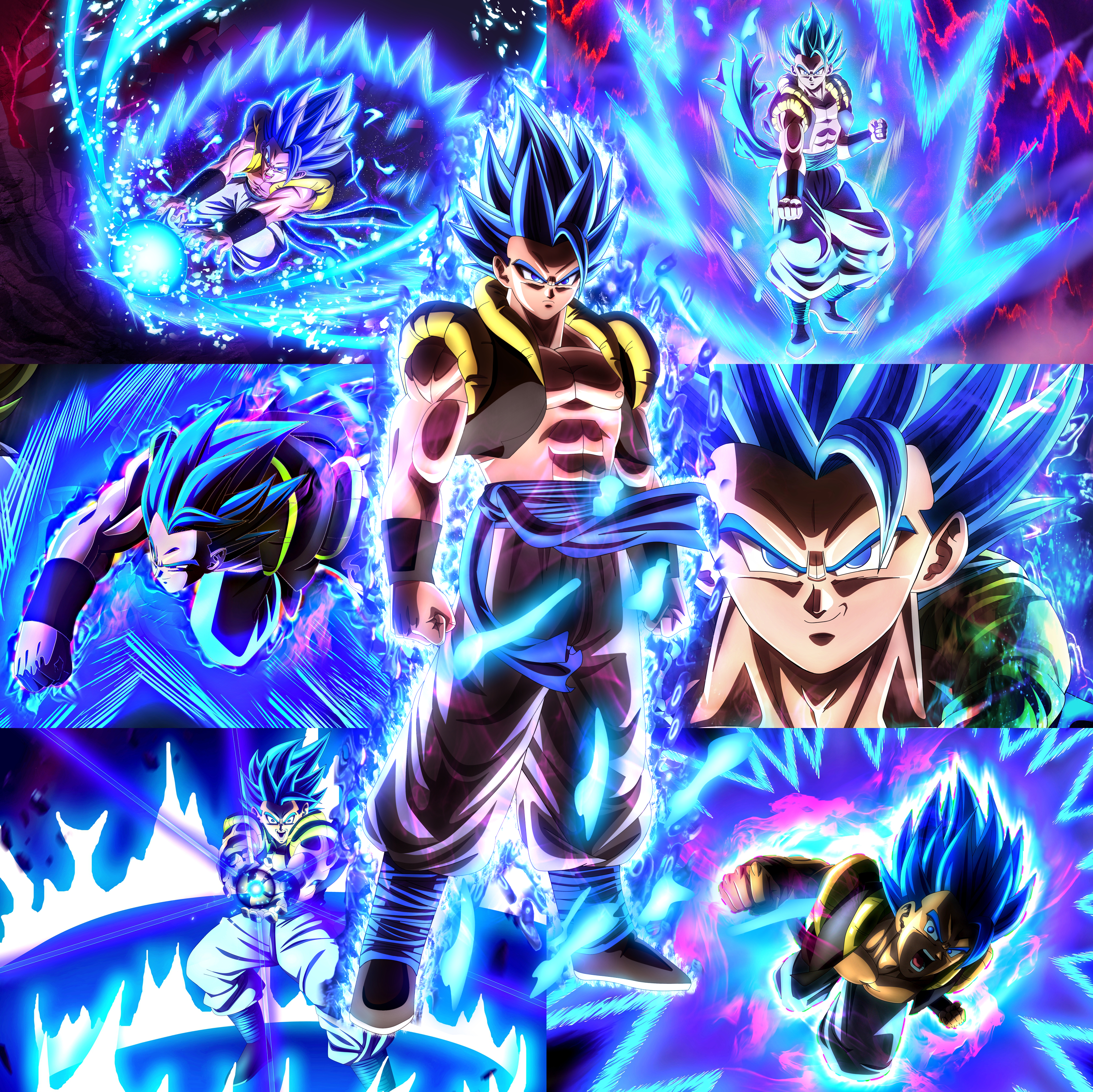 Wallpaper: GOGETA 2018 SSJ BLUE by rizkyrobiansyah on DeviantArt