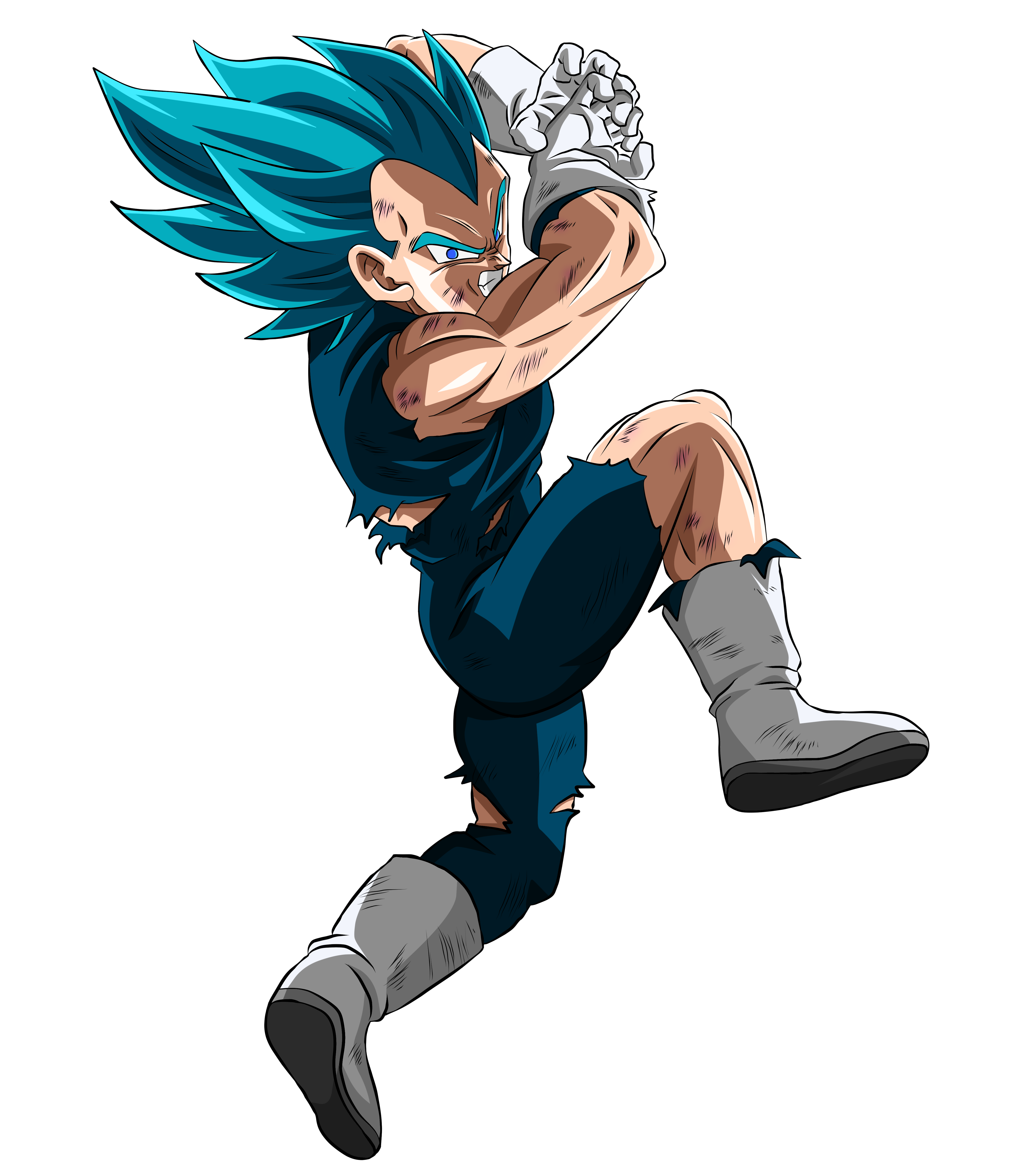 Render Vegeta God Blue by RenderLand on DeviantArt