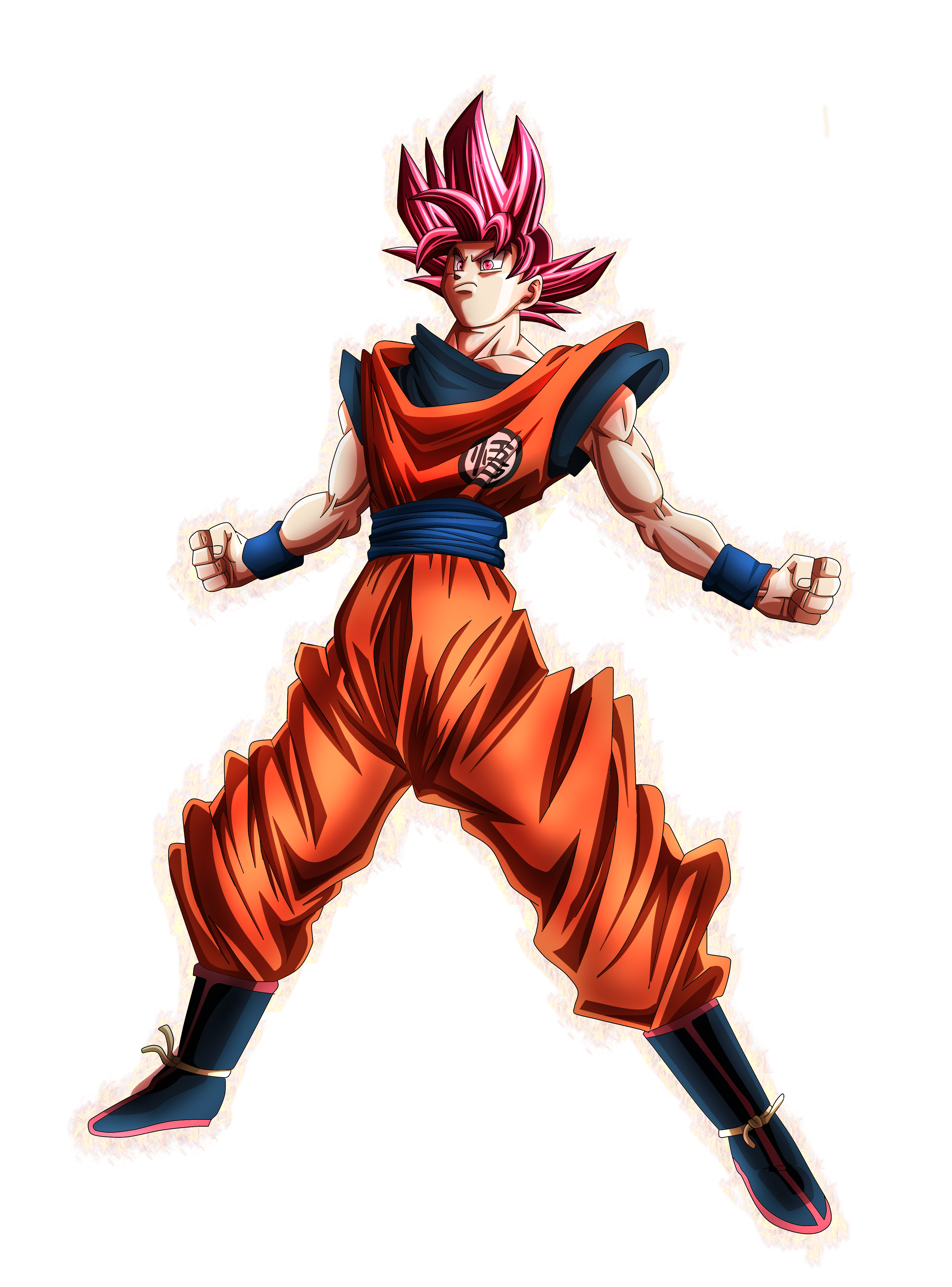 Goku SSJ God - SSGSS by GokuXdxdxdZ on DeviantArt