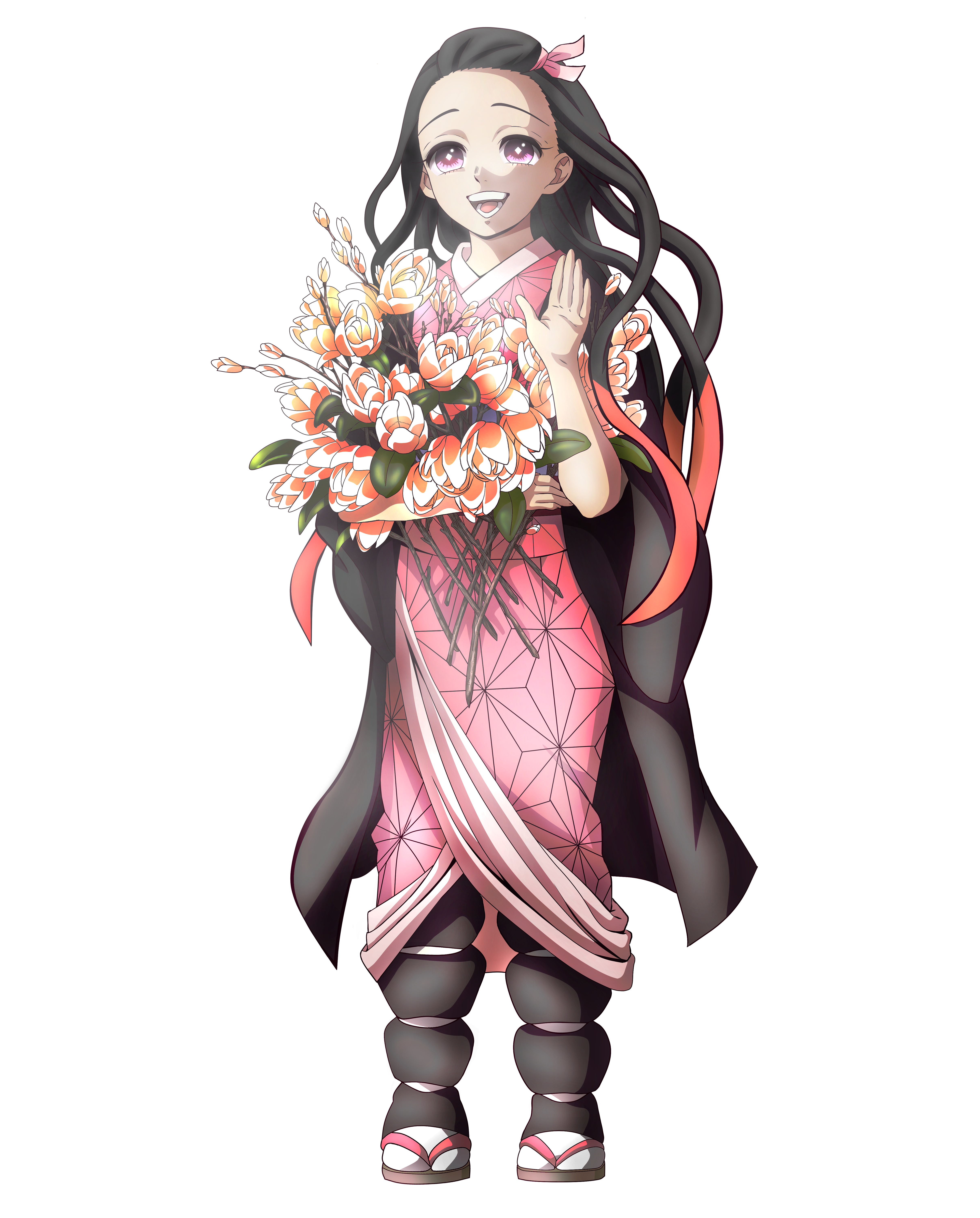 Nezuko Humana/Demonio by Danilo39 on DeviantArt