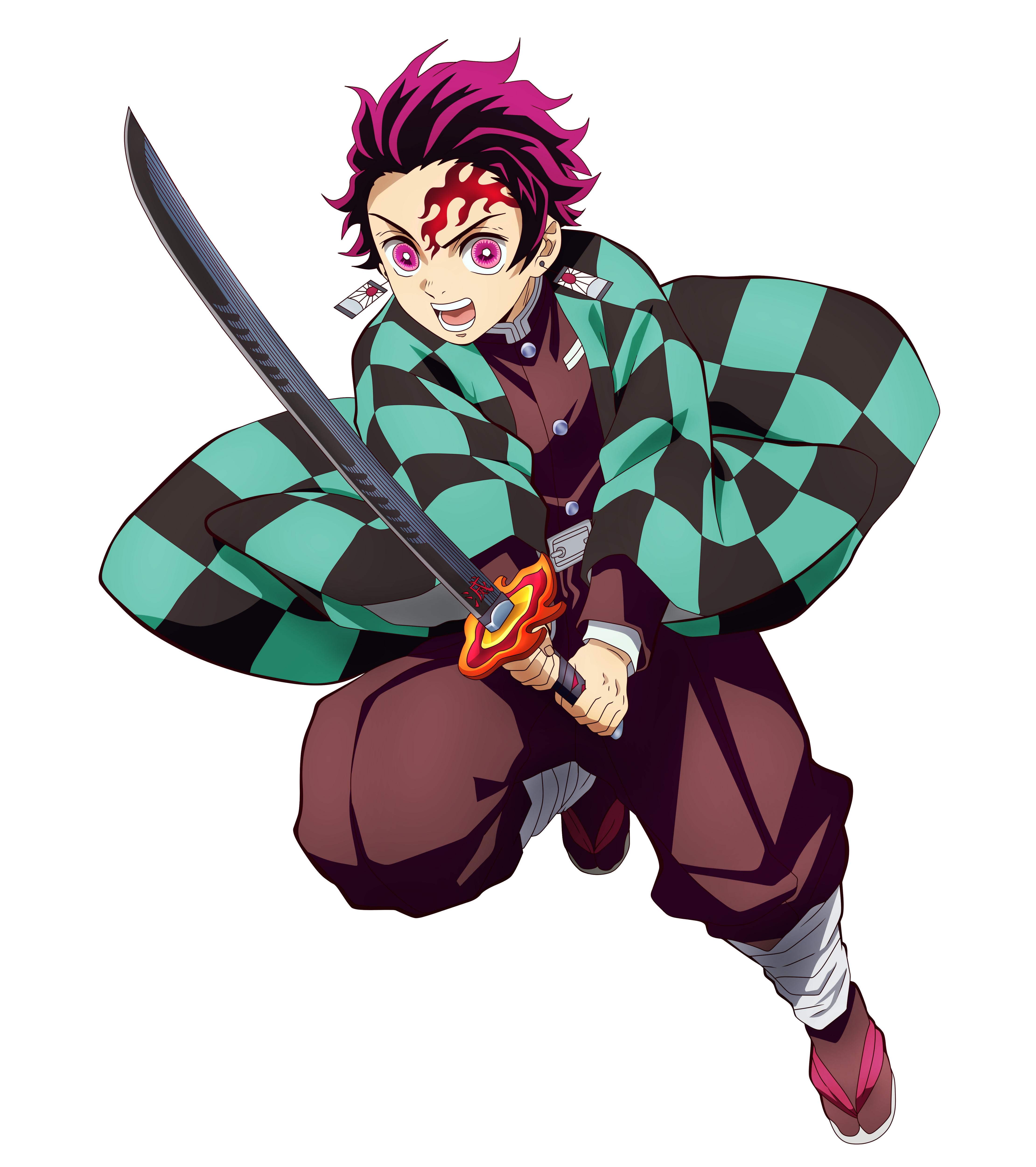 Kimetsu no Yaiba: Tanjirou render by Tsukishima1997 on DeviantArt