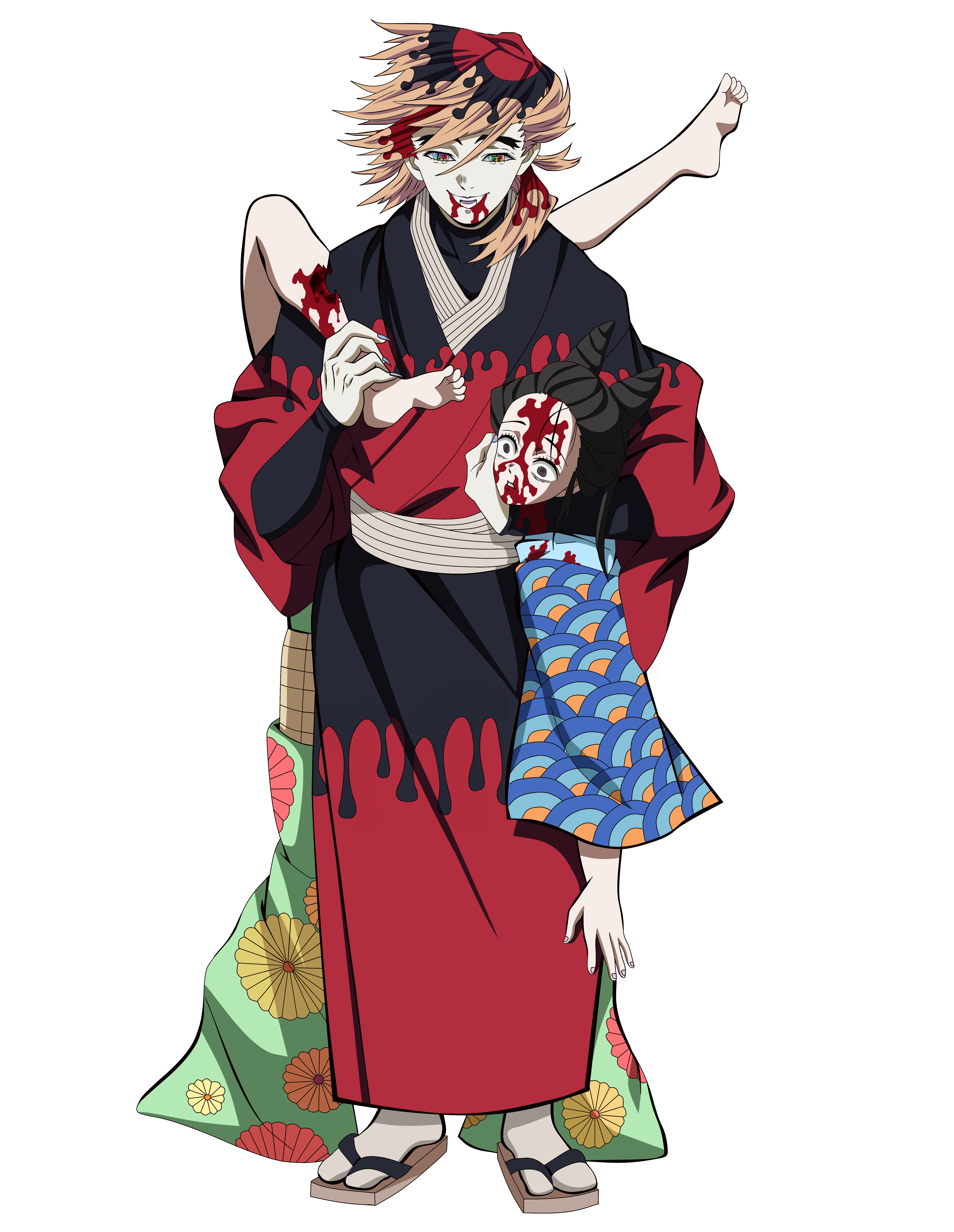 Kimetsu no Yaiba: Tanjirou and Nezuko render by Tsukishima1997 on DeviantArt