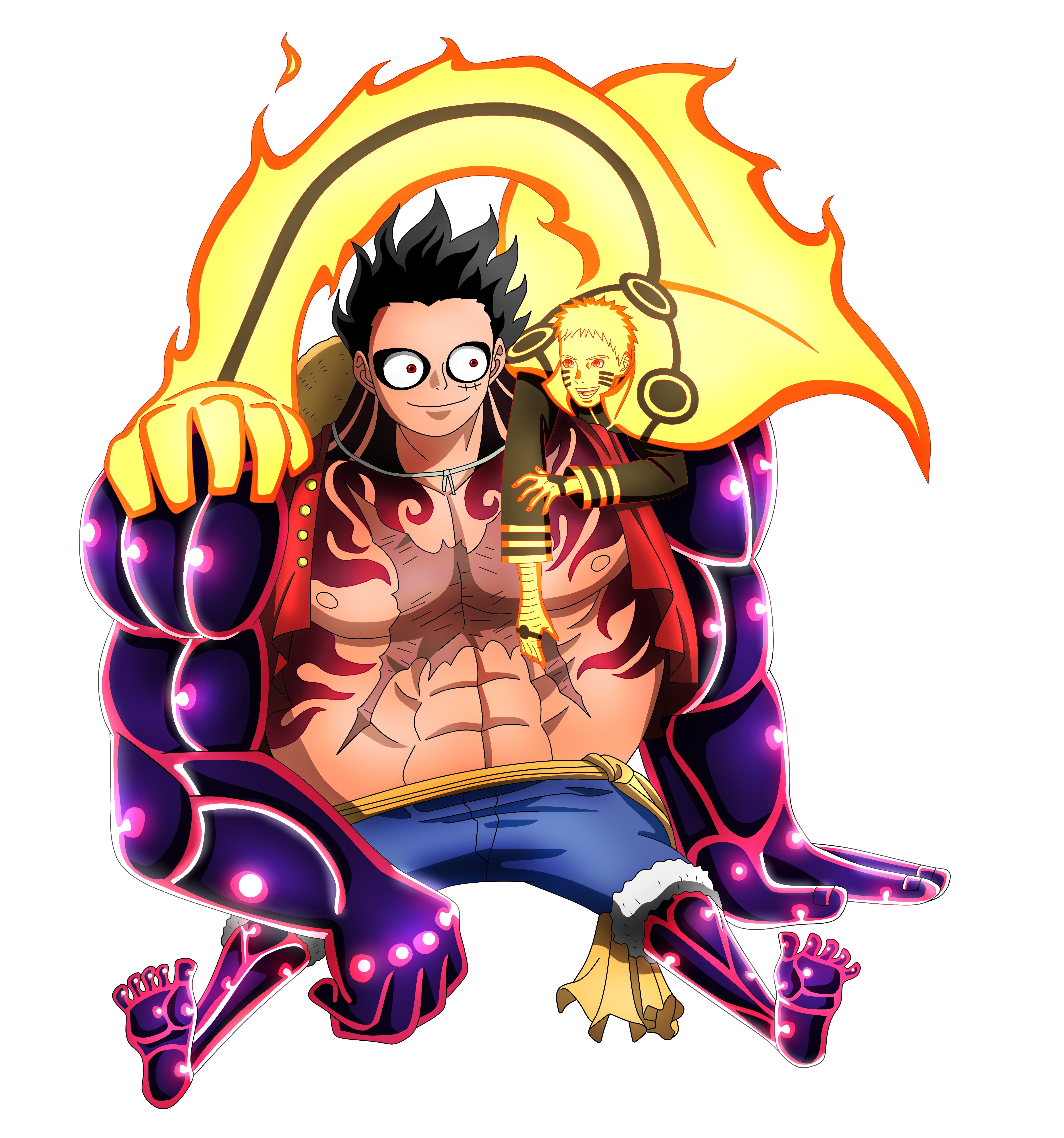 Luffy Gear 5 PNG by xxSOLOLEGIONxx on DeviantArt