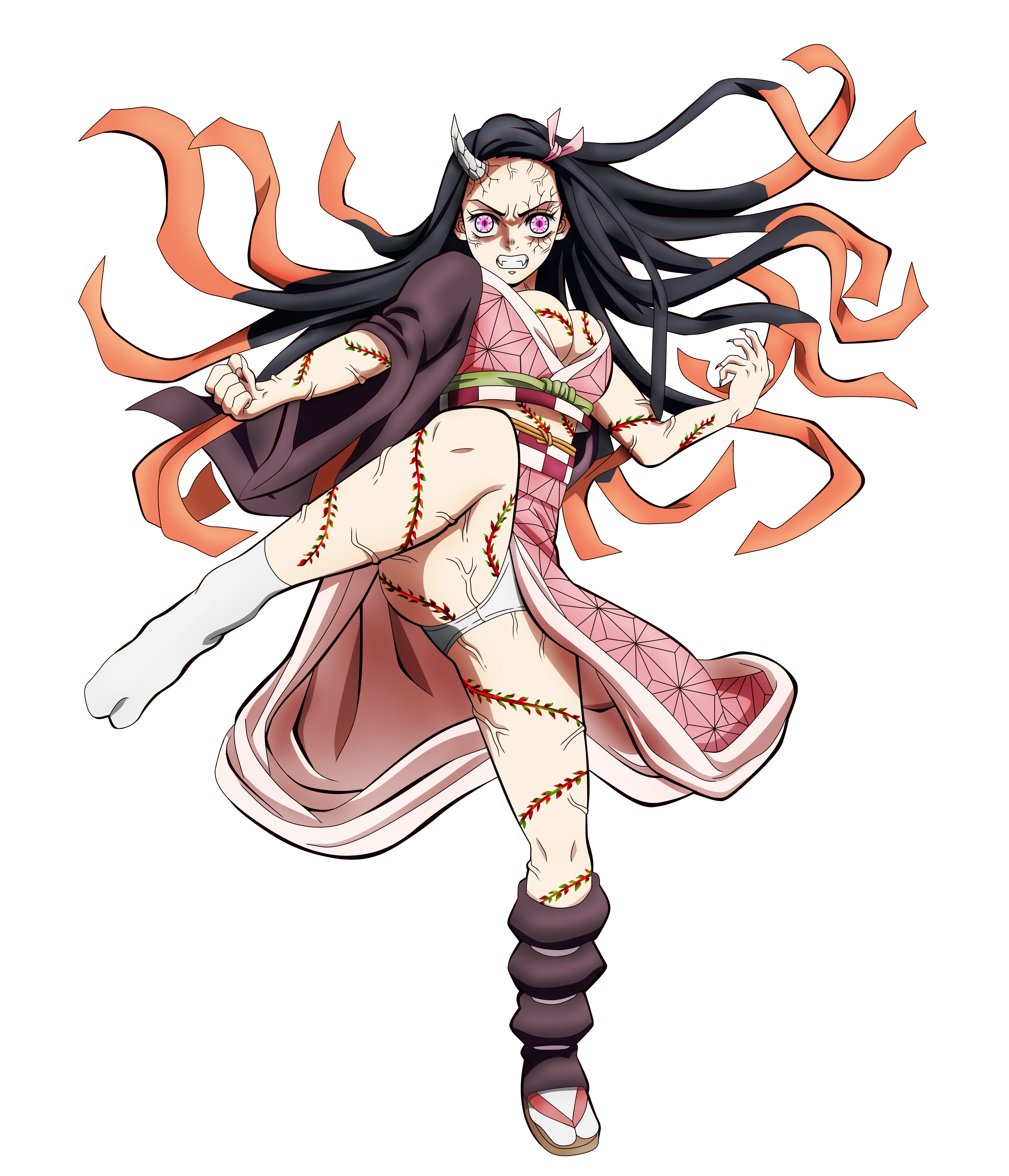 Kimetsu no Yaiba - Kamado Nezuko (oni form) by FairyKDrawningKarasu on  DeviantArt