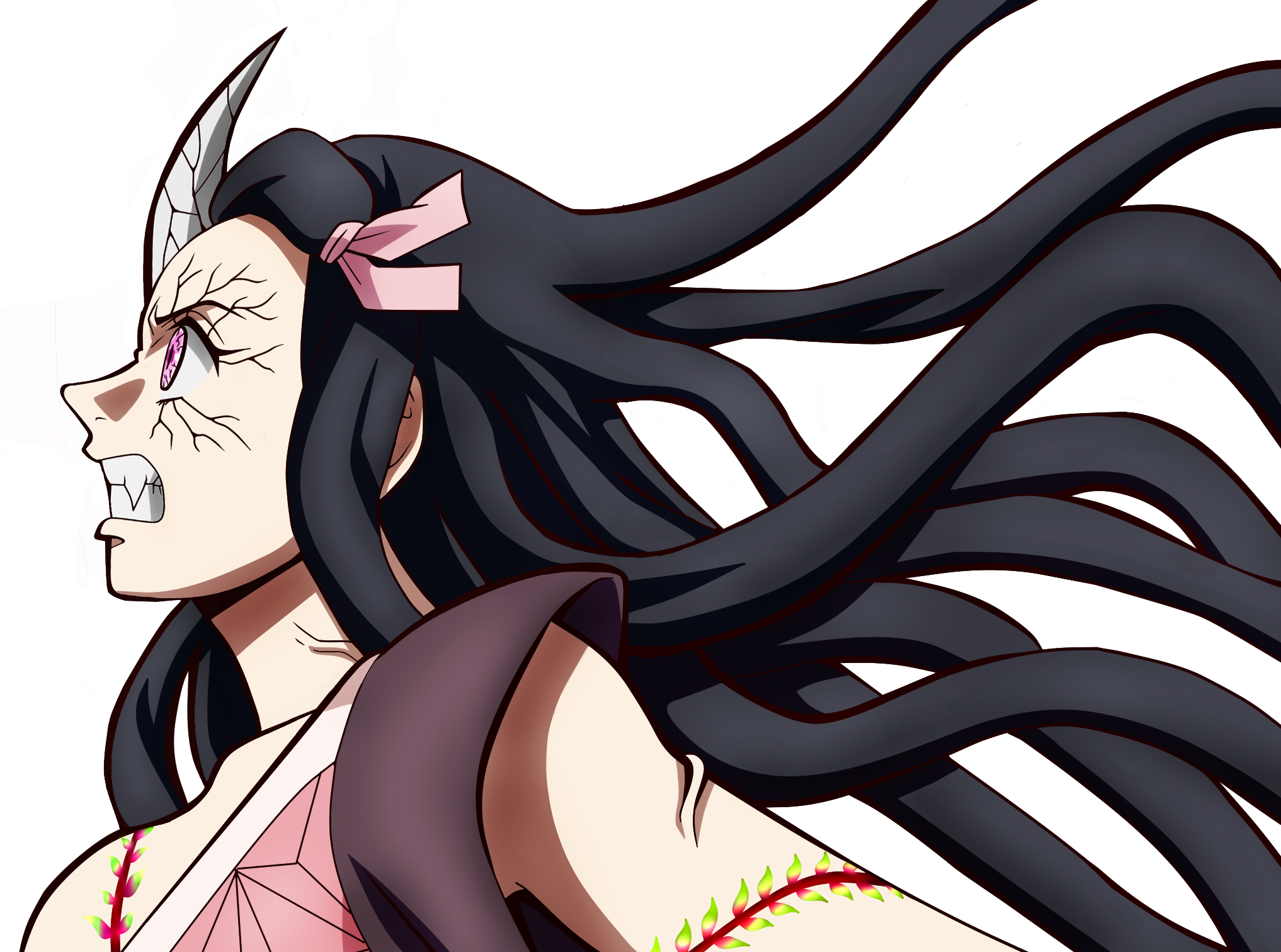 Nezuko Humana/Demonio by Danilo39 on DeviantArt