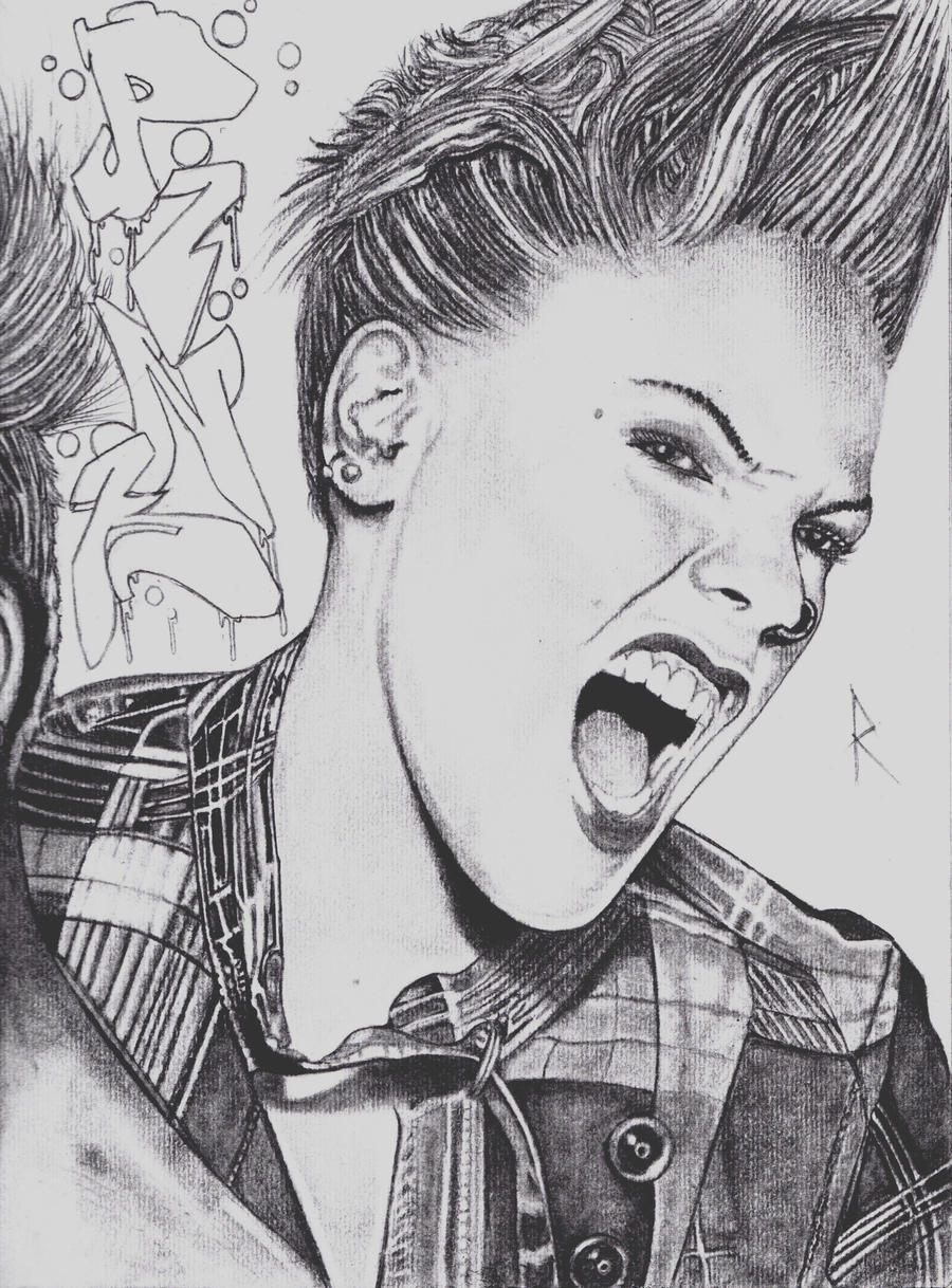 Alecia Beth Moore W.I.P 2nd portrait