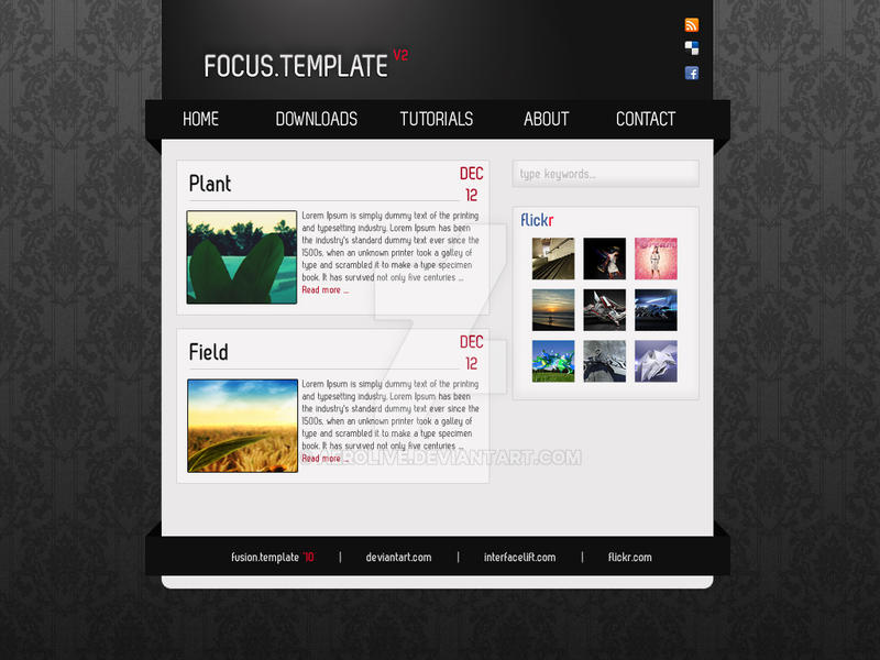 Focus Layout focus.template '10 by aerolive on DeviantArt