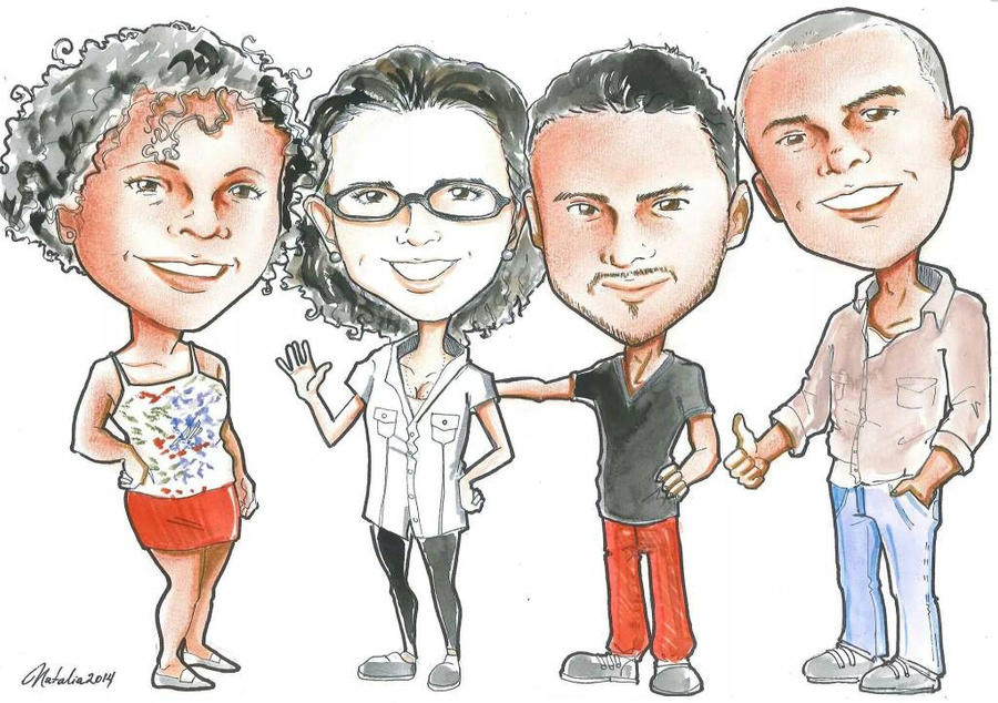 group cartoon by Mashiaj on DeviantArt