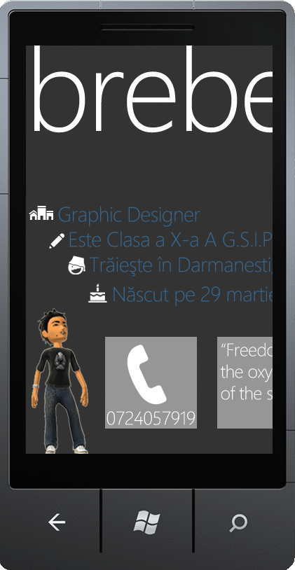 Windows Phone 7 Live ID by Brebenel-Silviu