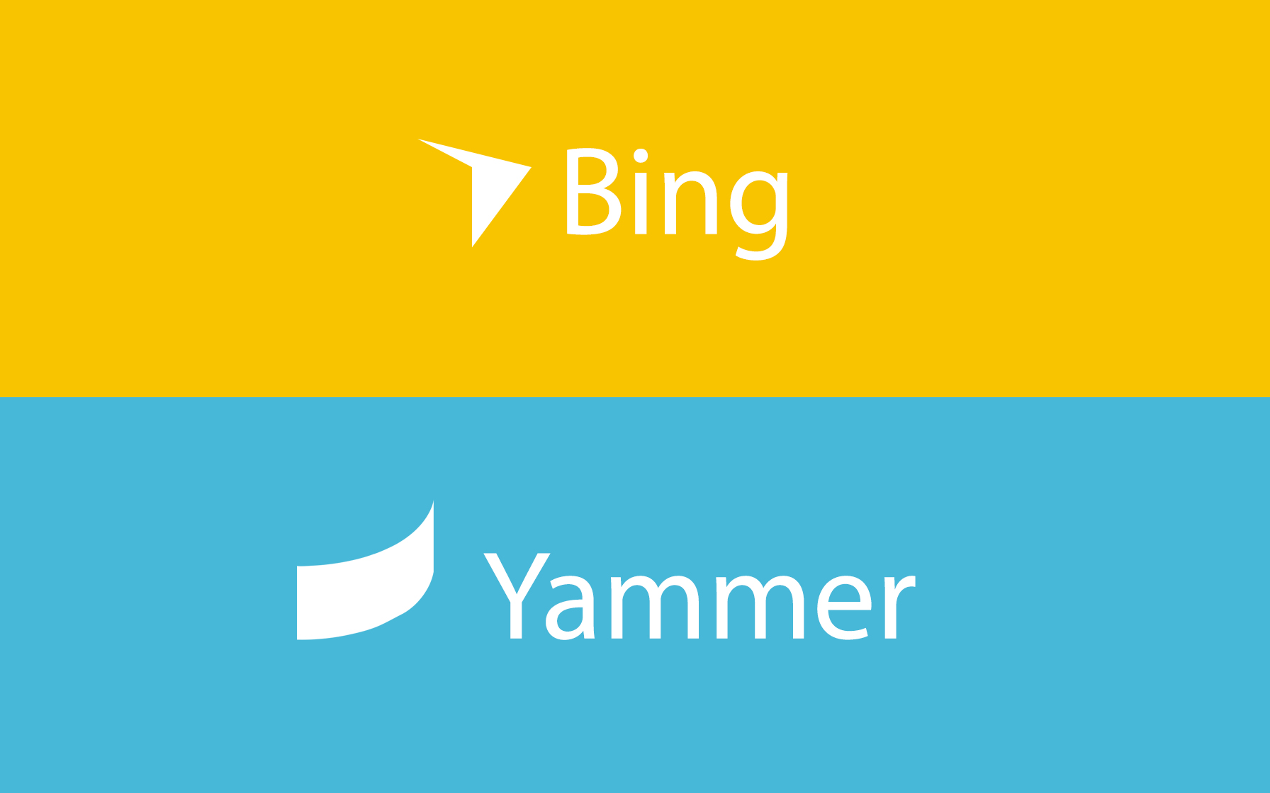 Re-imagining Bing/Yammer Logos - Concept by Brebenel-Silviu