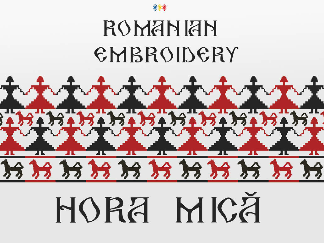 Romanian Embroidery - Hora Mica by Brebenel-Silviu