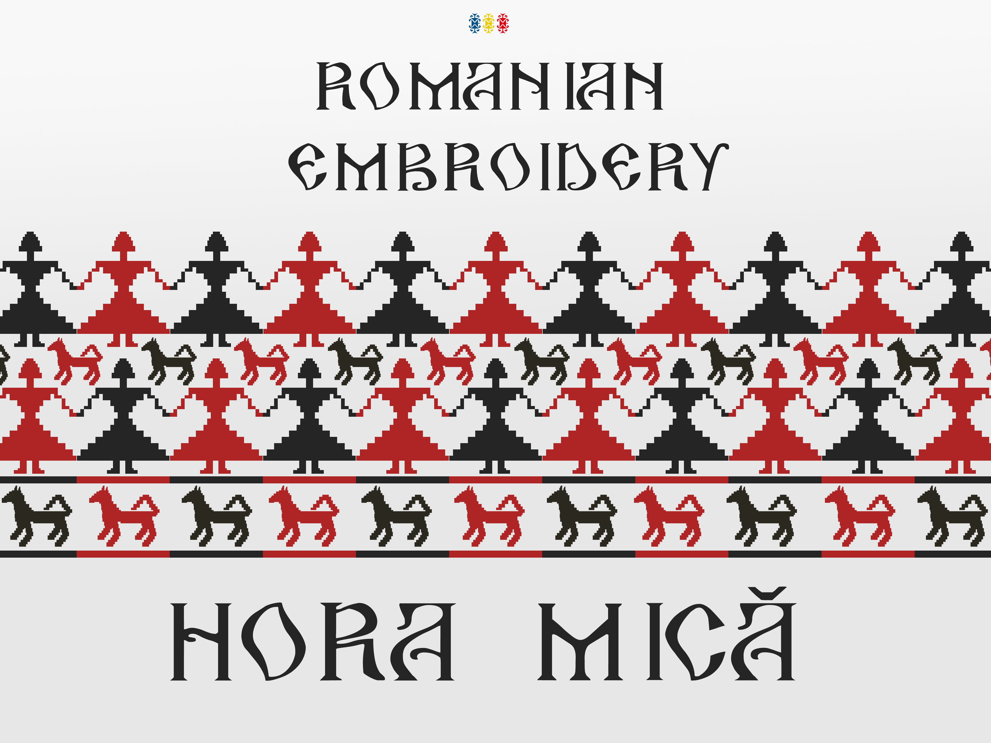 Romanian Embroidery - Hora Mica by Brebenel-Silviu