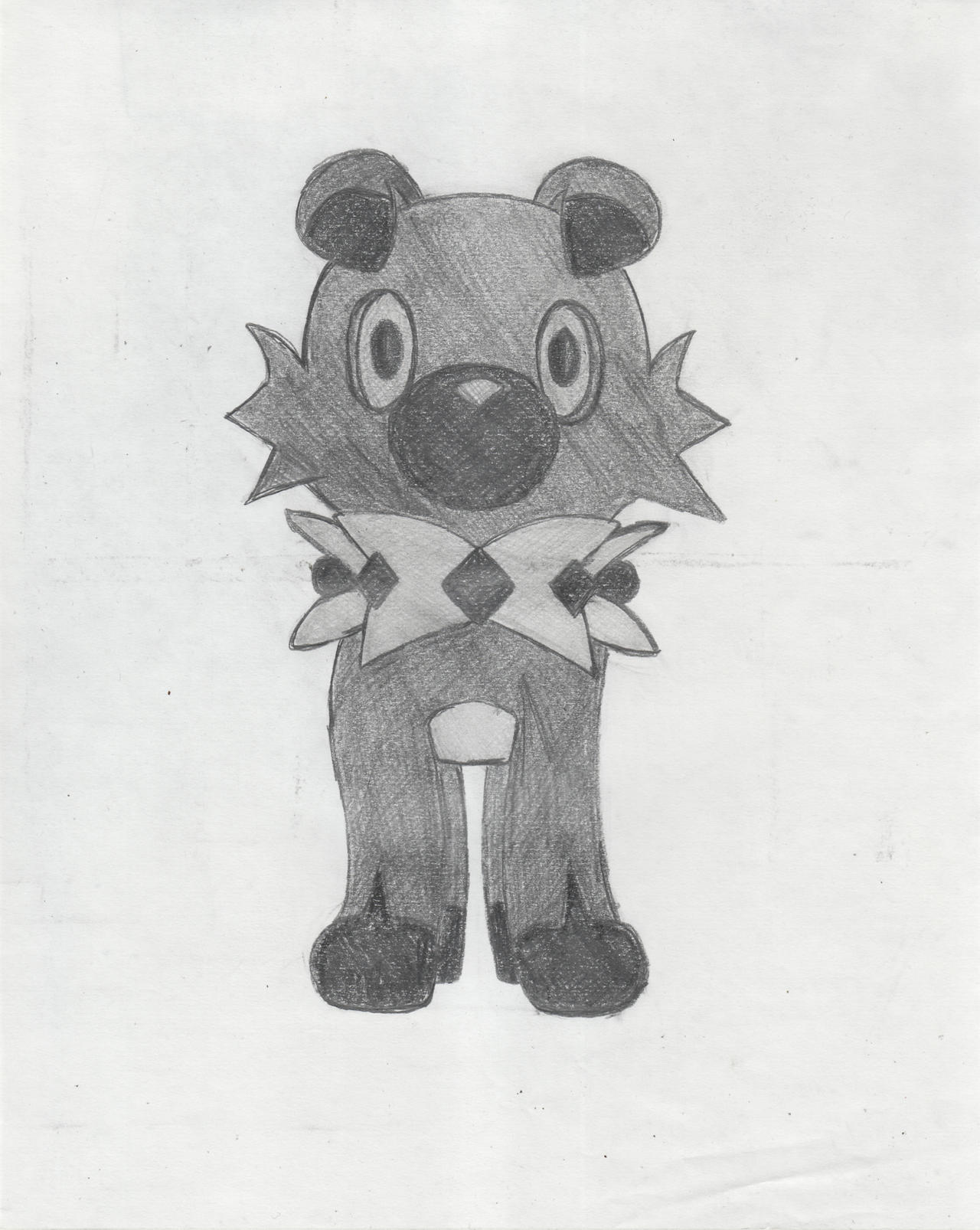 Outline Drawing Pokemon Rockingtons Pokemon Pencil Sketch #15: Rockruff by ScottSnider1981 on DeviantArt