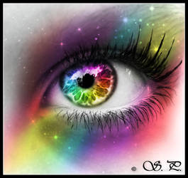 Rainbow eye