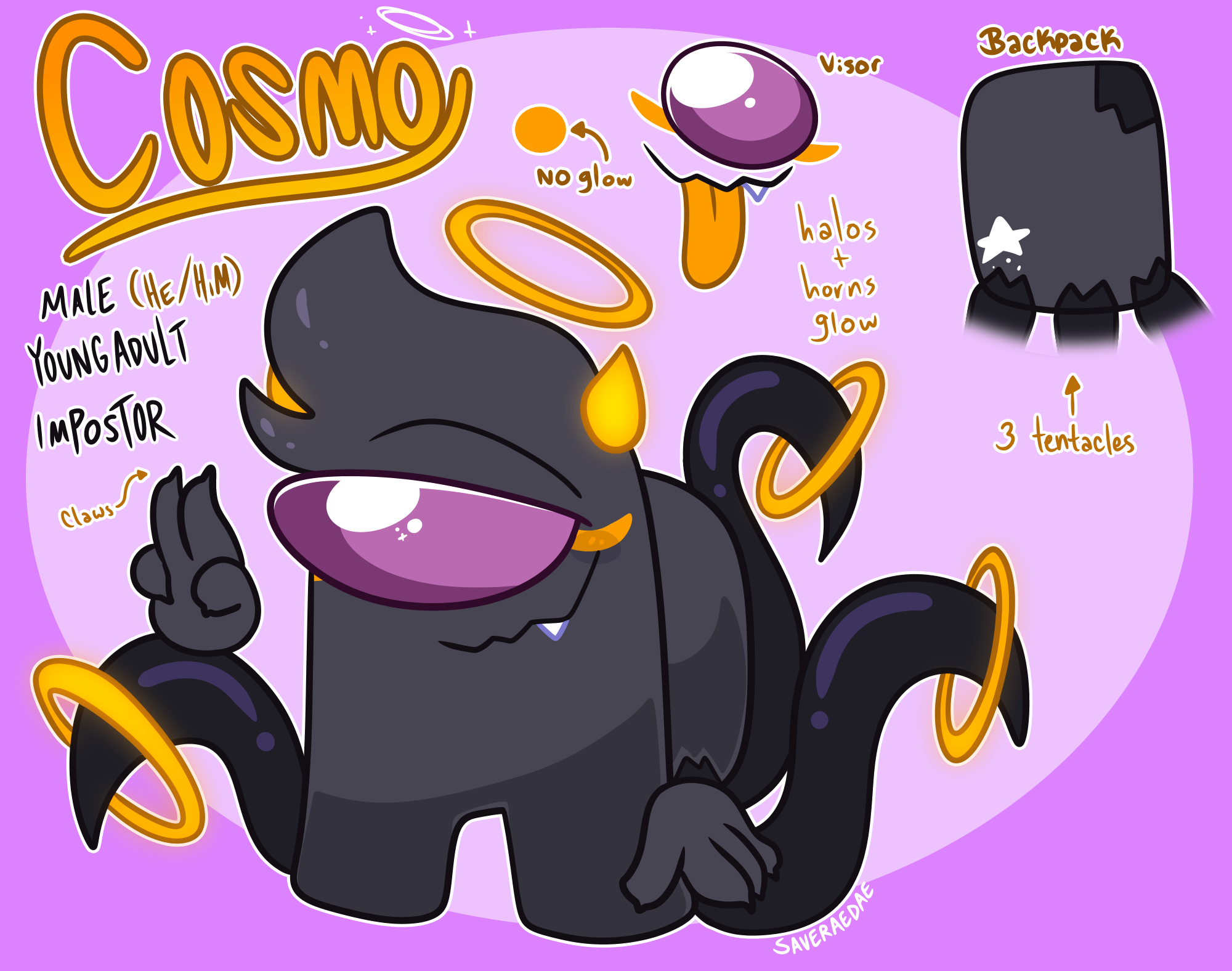 Cosmo Reference Cosmo Reference | Among Us OC by Saveraedae on DeviantArt