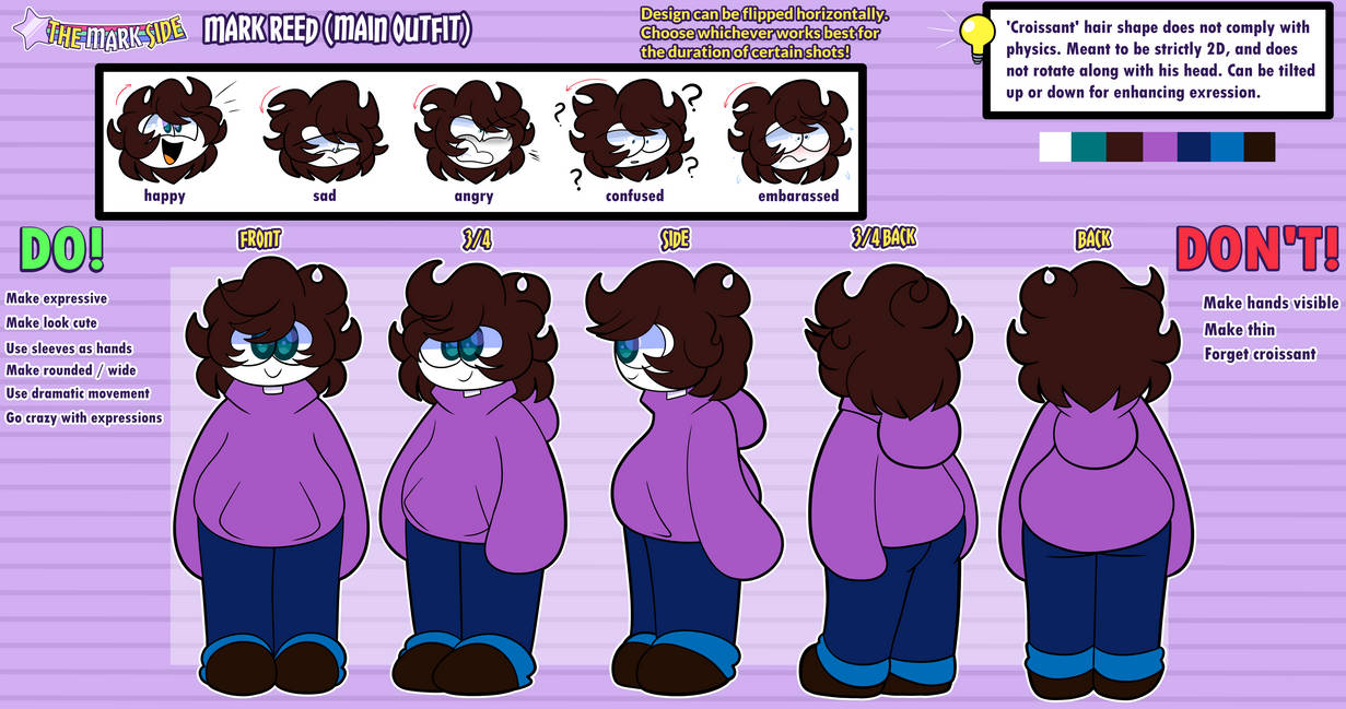 Mark Reed Model Sheet | The Mark Side by Saveraedae on DeviantArt