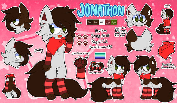 Furry AU Jonathon Reference (2023)