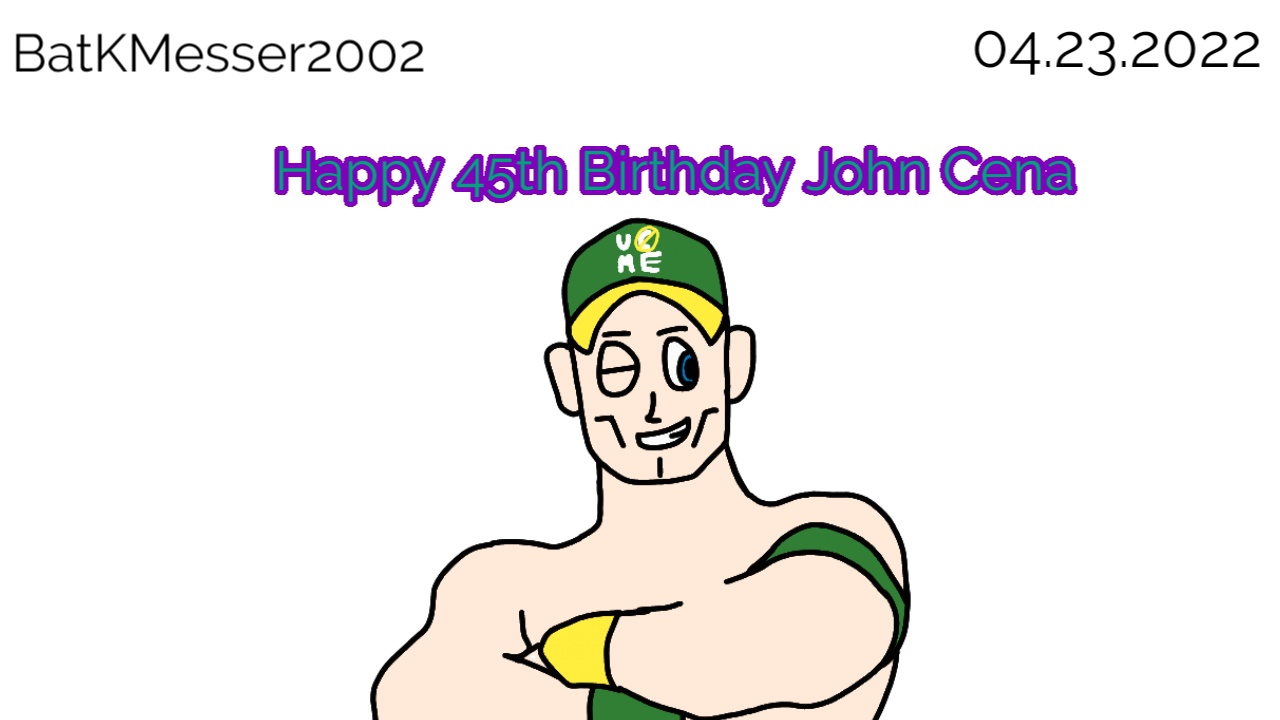 Happy birthday, John Cena