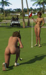 Lining Up the Putt by mohrscircle