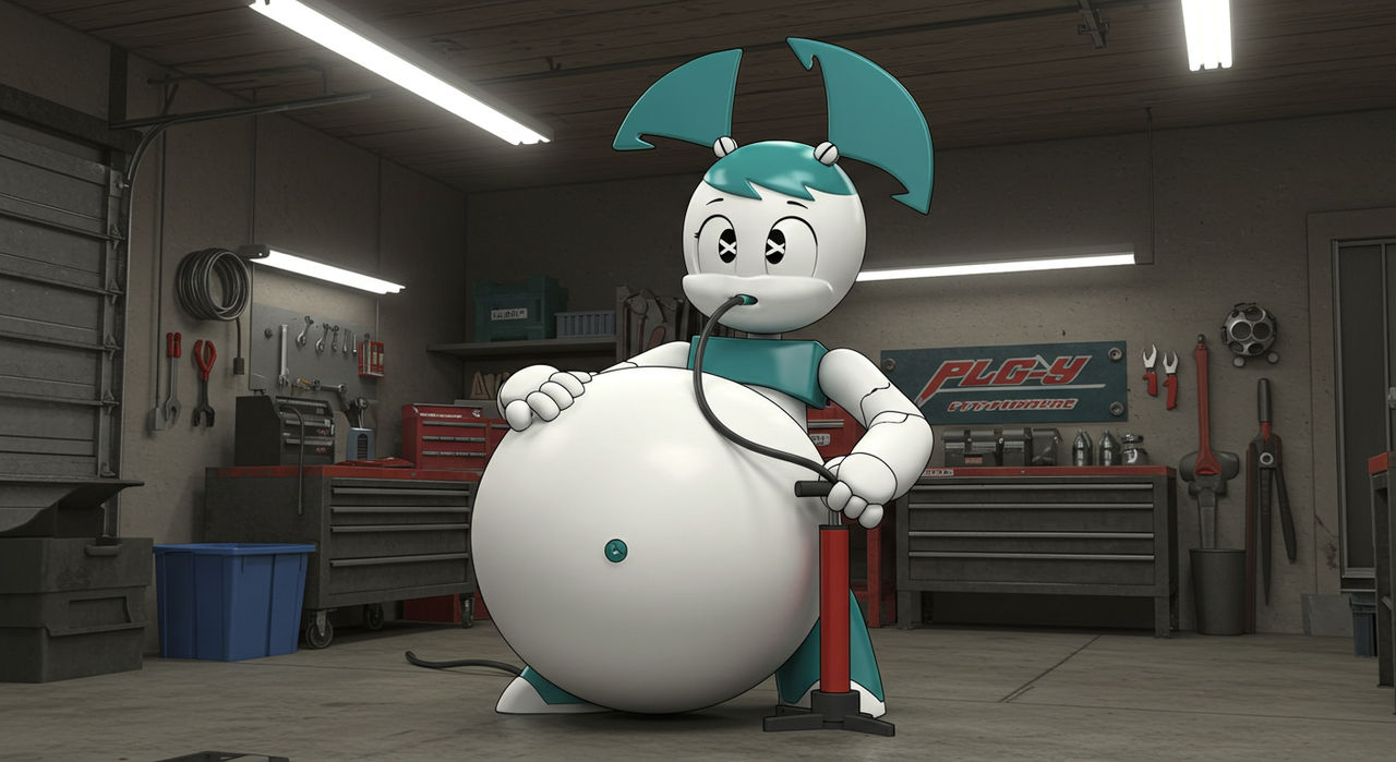 Jenny Wakeman Belly Inflation (ImageFX) by cmfsnarf on DeviantArt