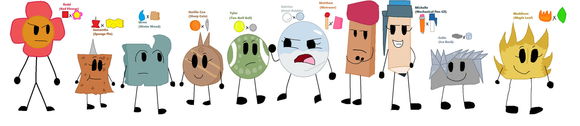 BFDI Descendants