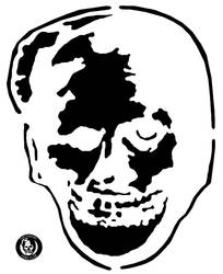 Theory - gert skull stencil