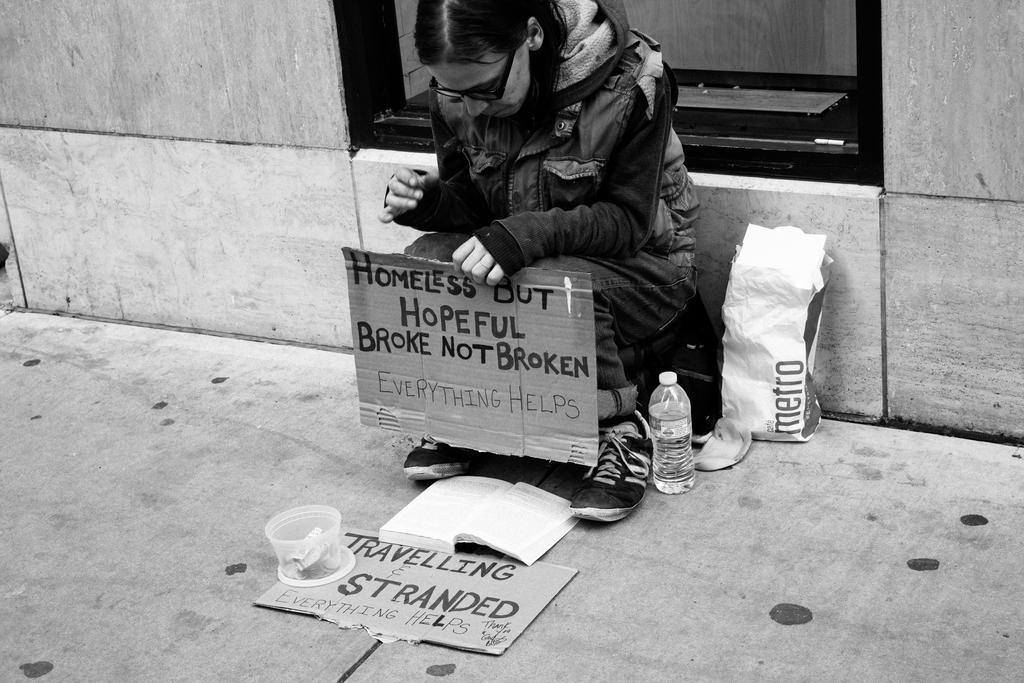 Homeless But Hopeful by BautistaNY