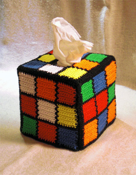 Rubics Cube Tissue Box