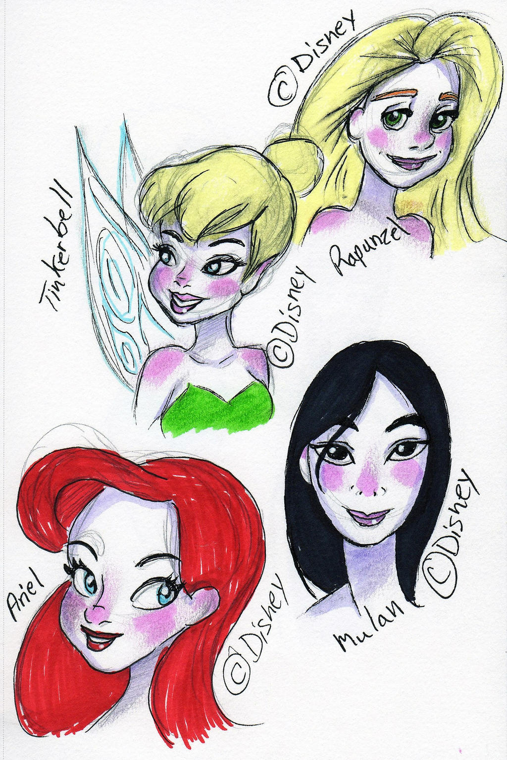 Disney Fanart 2017 by JustBeingAudre on DeviantArt