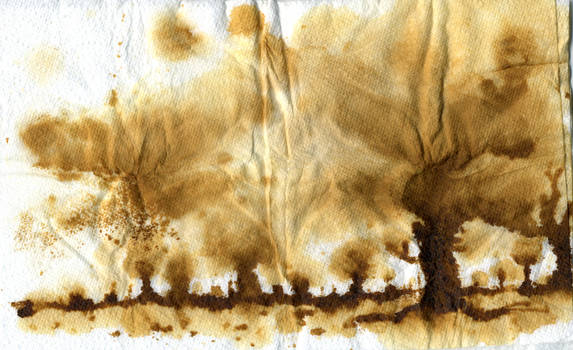 coffee painting