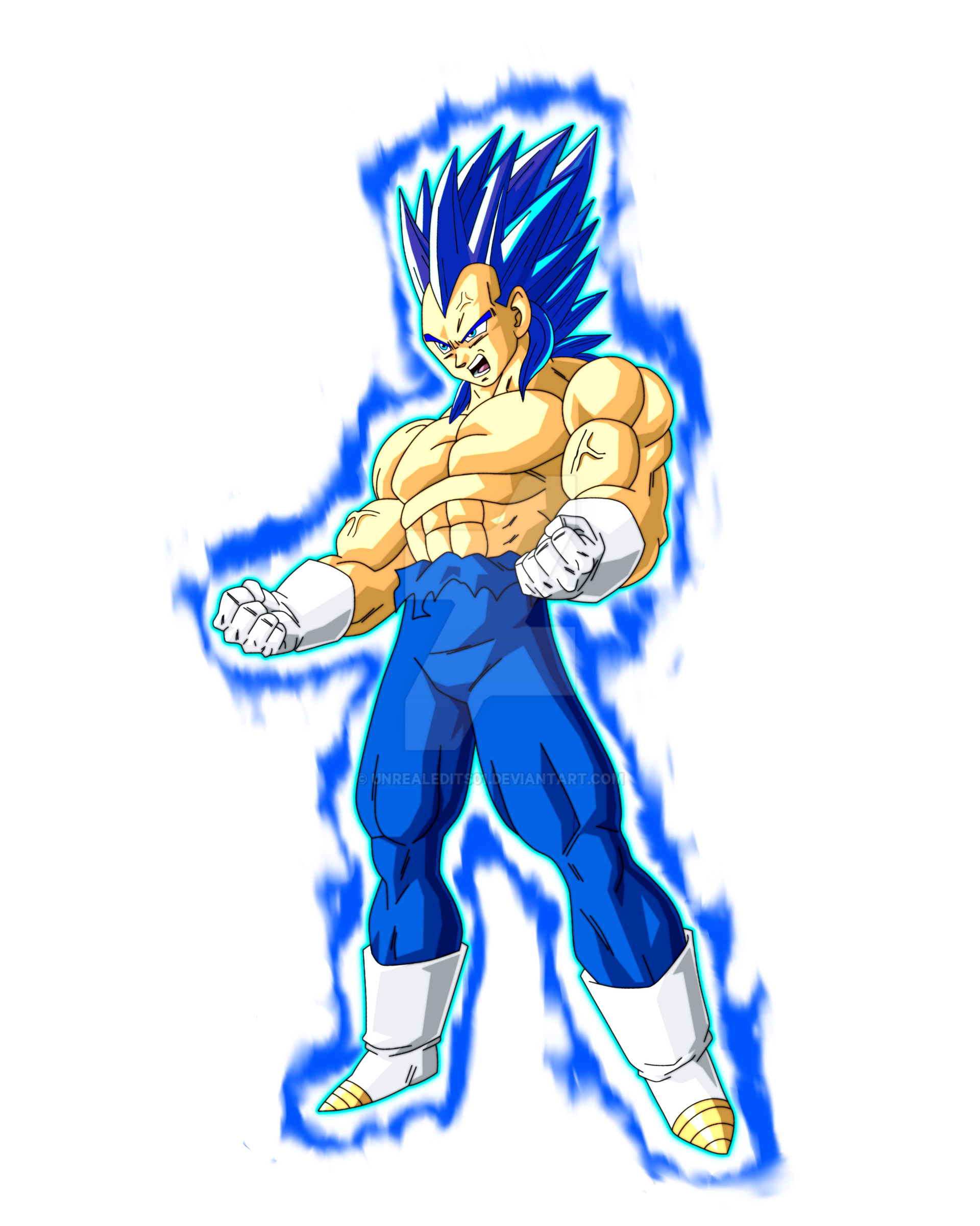 Primal SSJ Blue Evolution Vegeta (Merno Story) by UnrealEdits01 on ...