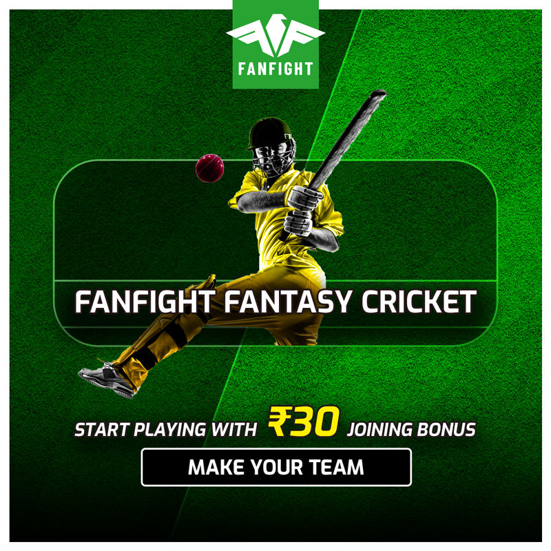 FanFight Fantasy Cricket - Start Playing Rs30 Join