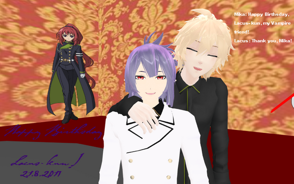 Happy birthsday Lacus Welt! (MMD) by Sephikuji
