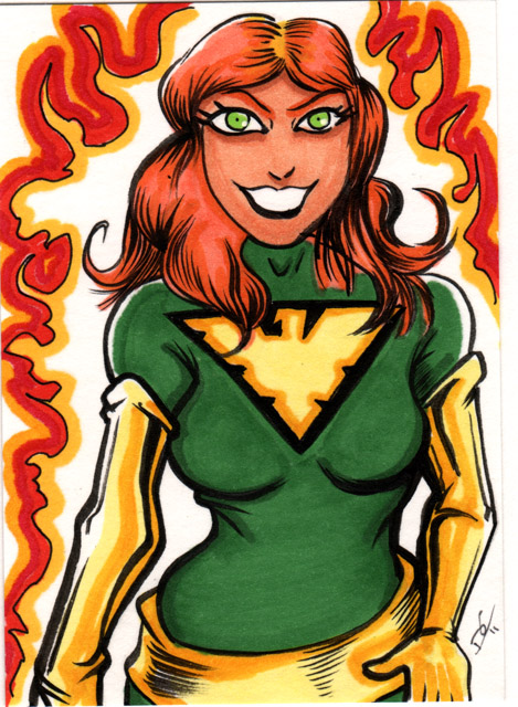 Phoenix sketchcard