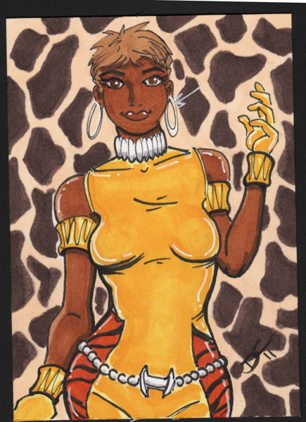 Vixen DCNU sketchcard