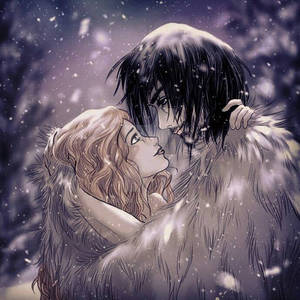 lovers and snow