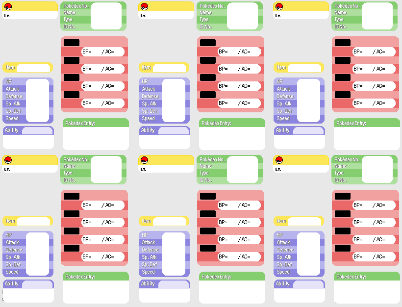 POKEMON STATS TEMPLATE by Nekoori on DeviantArt