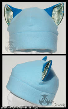 Blue Cat Ear Hat