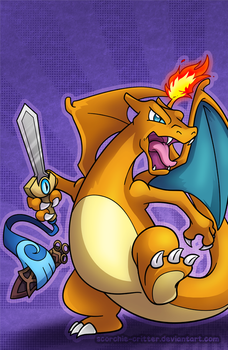 Charizard and Honedge