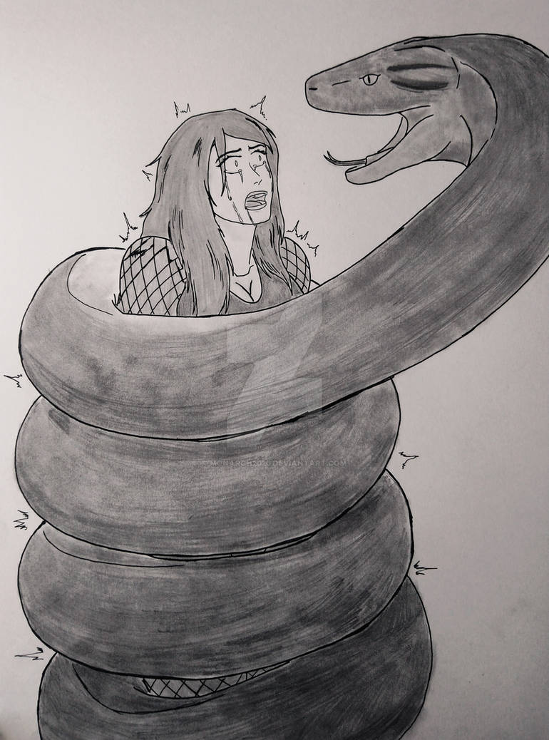 Princess Python's slithery ordeal by Monarch2020 on DeviantArt