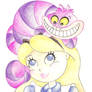 Alice and the Cheshire Cat