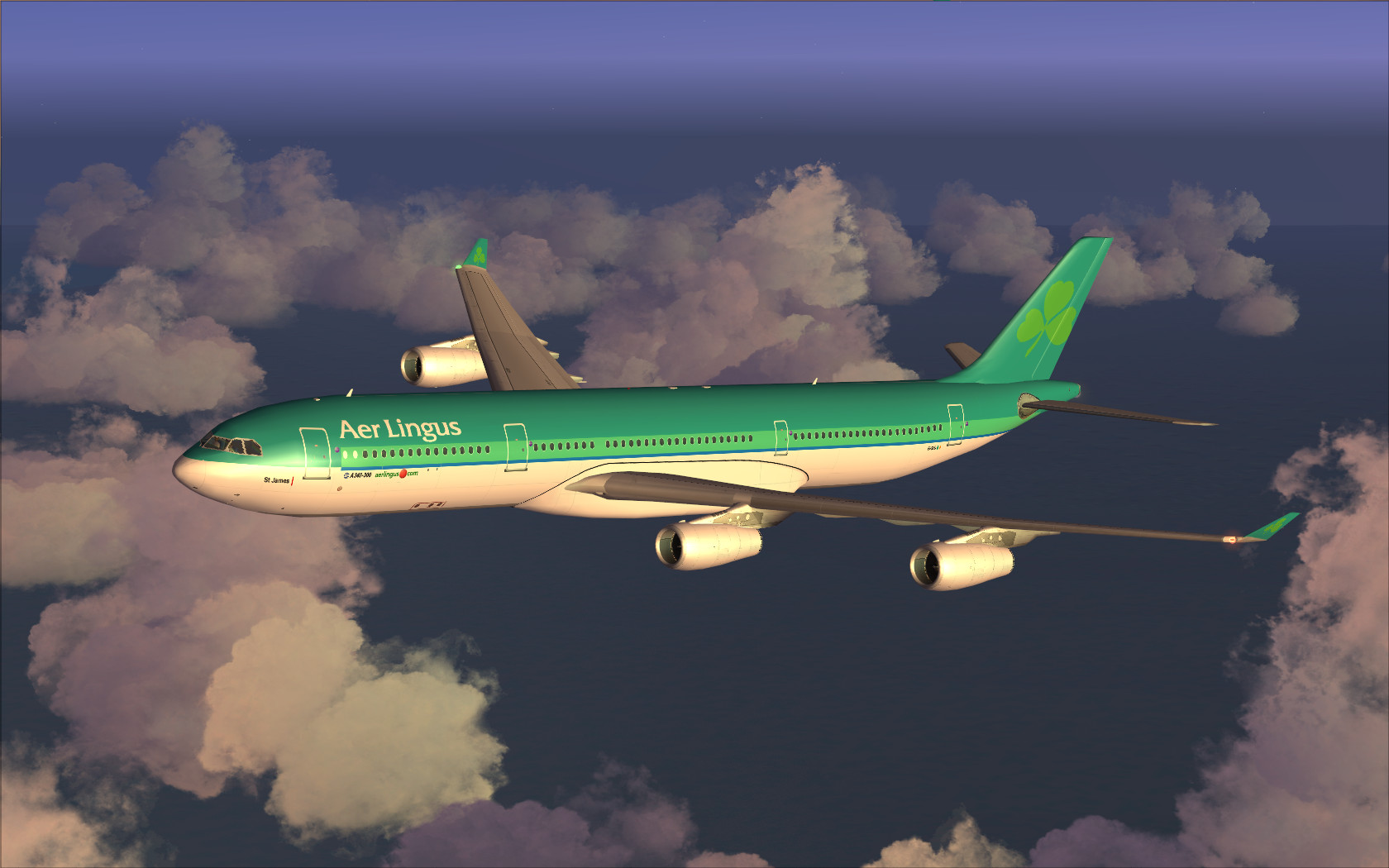 Aer Lingus A340-300 In Flight 2