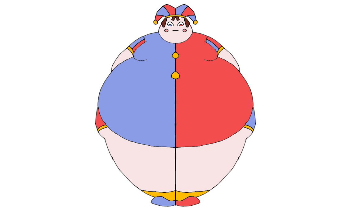 Pomy Fat Fat Pomni's Front by Jenny09764 on DeviantArt