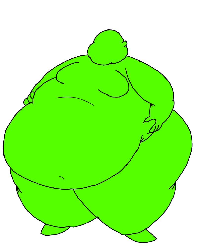 Green The Rabbit Fat Fat Green by Jenny09764 on DeviantArt