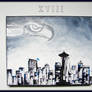 Seattle Seahawks in Mixed Media