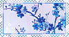 Blue Flowers Stamp