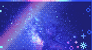 Rainbow in space Stamp